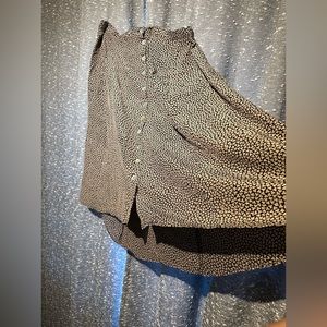 Button down skirt